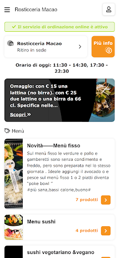 Rosticceria Macao Genova Screen 2