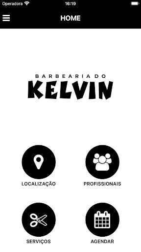 Android application Barbearia do Kelvin screenshort