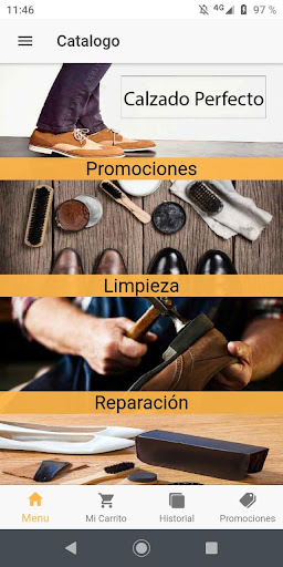 Android application Lustro: Limpieza de Calzado screenshort