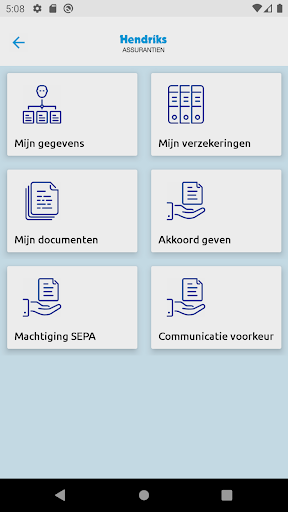 Hendriks Assurantiën Screen 2
