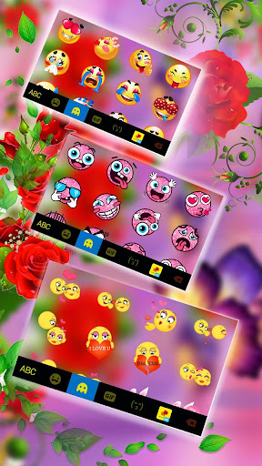 Rose Butterfly Theme Screen 3