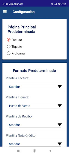 Facel Facturación Screen 3