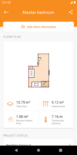 Schluter®-APP Screen 3