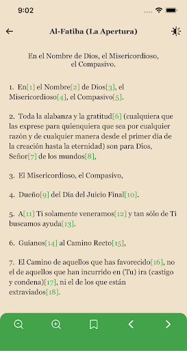 EL SAGRADO CORÁN, Español Screenshot 4 - AppWisp.com
