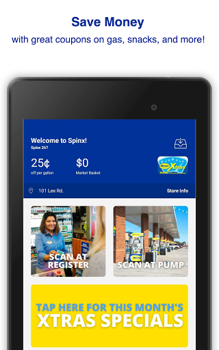 Android application Spinx Xtras screenshort