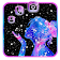 Dark Girl Galaxy Butterfly Theme icon