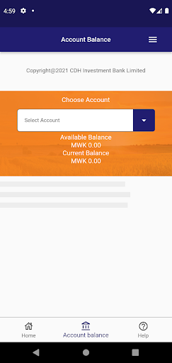 CDHIB Mobile Banking Screen 3