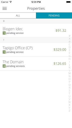 Android application Tapigo Work screenshort