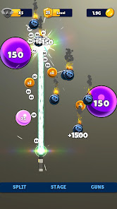 Laser Split: Ball Blaster Game apkpoly screenshots 9