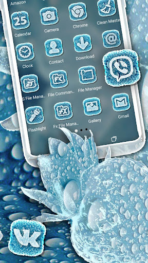 Strawberry Ice Launcher Theme Screen 2
