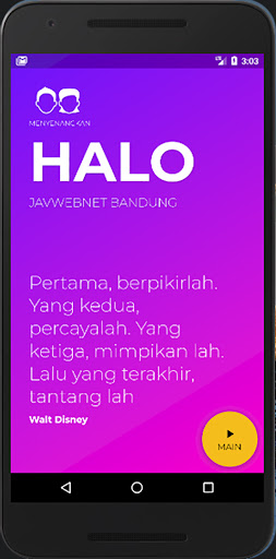 Android application Menyenangkan screenshort