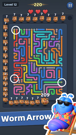 Worm Smash - Worm Escape Game screenshot