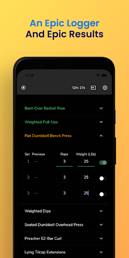PHAT Lifts (Logger & Tracker) Screen 3