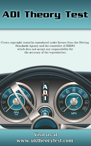 Android application ADI-PDI Theory Test for UK LE screenshort