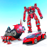 Lizard Robot Car Transform: Dragon Robot Games icon