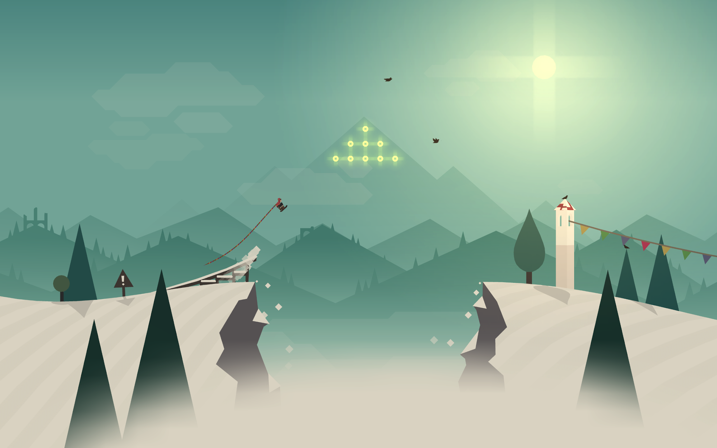 tampilan game alto's adventure saat di stage bersaljut