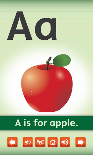 A To Z Alphabet Flash Cards Screen 2