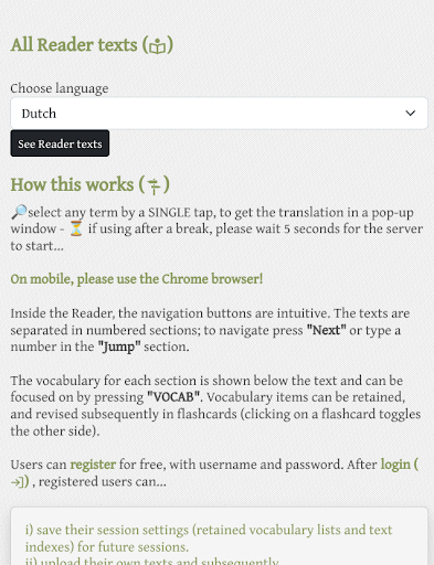 Hermes Reader Screen 2
