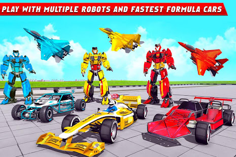 Download Formula Car Robot Games - Air Jet Robot Transform For PC Windows and Mac apk screenshot 4