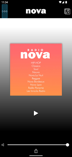 Android application Radio Nova screenshort