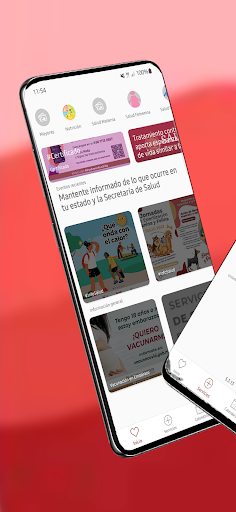 Android application SaludZac screenshort