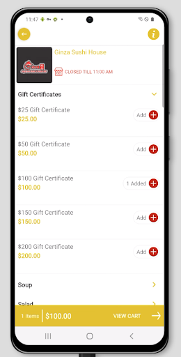 Ginza Sushi House Screenshot 4 - AppWisp.com