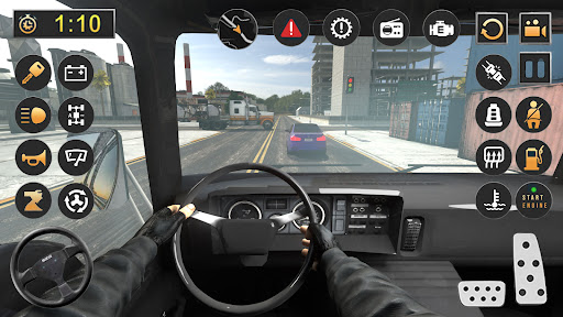 Android application Semi Truck Driving Games 3D screenshort