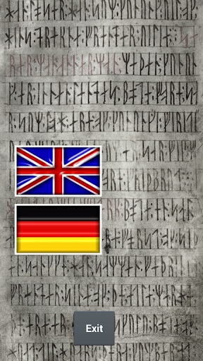 Android application Runes Alphabet Teacher screenshort