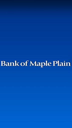 Android application Bank of Maple Plain Mobile screenshort