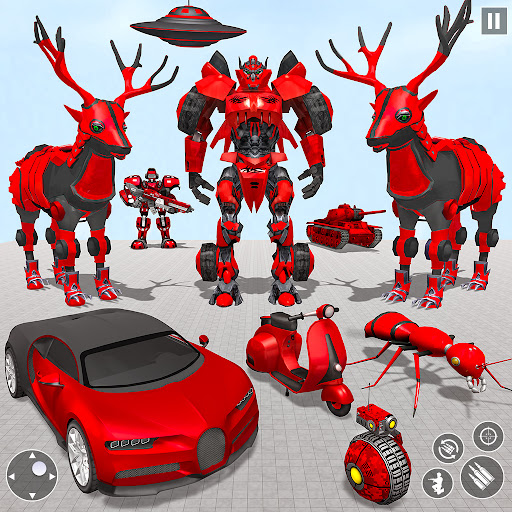 Deer Robot Car Game-Robot Game screenshots 1