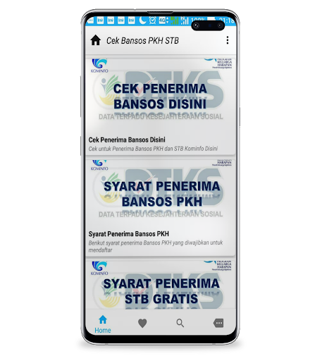 Cara Cek Bansos PKH dan STB