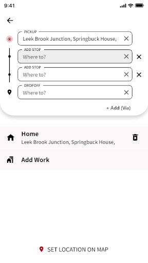 Leek Link Taxis Screen 3