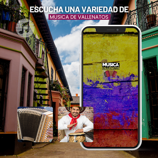 Android application Musica de Vallenatos screenshort