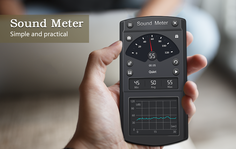 Sound Meter - Decibel Meter 2.7.26 APK + Mod (Unlocked / Pro) for Android
