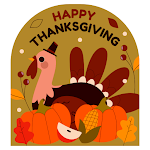 Cover Image of Download ThanksGiving Stickers Wastickr  APK