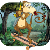 Banana King Monkey icon