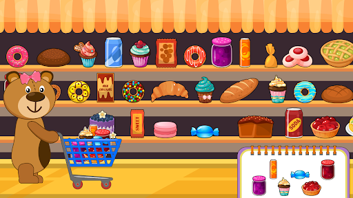 Android application Panda’s Bear Supermarket Games screenshort
