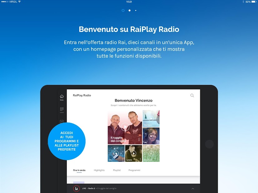Imágen 8 RaiPlay Radio android