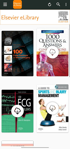 Elsevier eLibrary Reader Screen 3