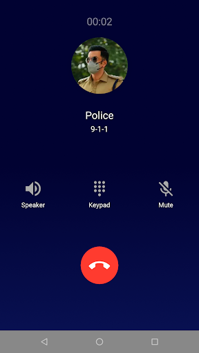 Android application Fake call screen - Prank call screenshort