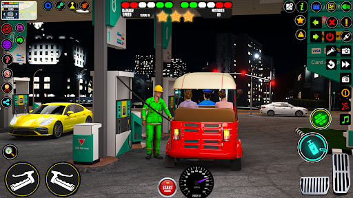 City Rickshaw Driving Games 3D screenshot 13