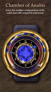 Esfera del reloj: Cámara de Anubis - Wear OS Smartwatch