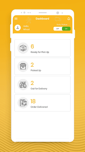 eFood - Rider Screen 3