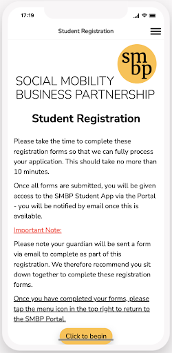 Android application SMBP Portal screenshort