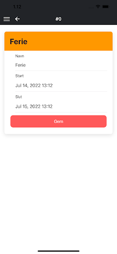 Språkservice DK - TolkeApp Screen 3