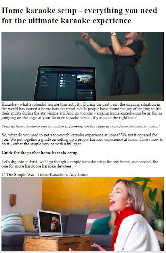 How to Karaoke Screen 3