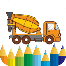 coloring construction vehicles