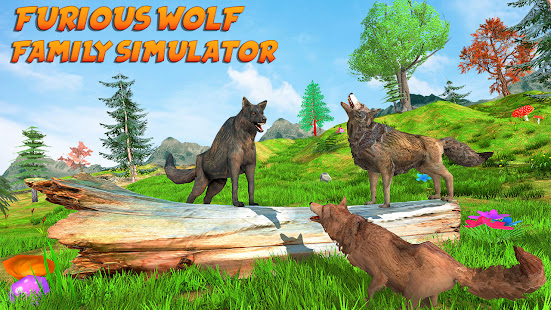 Wolf Simulator Game: The Hunting Wolf Animal Games 1.1 APK screenshots 5