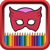 Coloring Book for Masks Hero icon