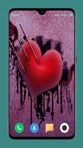 Android application Broken Heart Wallpaper screenshort